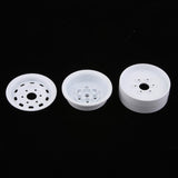Max 4 Pack 1.9 Beadlock Wheels Rims for 1/10 RC Crawler White Circle