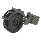 Max RC Spare Tyre w/ Oil Tank for WPL 1/16 B36 B-36 B36K B36KIT Military Truck
