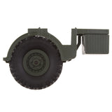 Max RC Spare Tyre w/ Oil Tank for WPL 1/16 B36 B-36 B36K B36KIT Military Truck