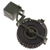 Max RC Spare Tyre w/ Oil Tank for WPL 1/16 B36 B-36 B36K B36KIT Military Truck