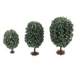 Max 10 Pieces Green Scenery Landscape Model Christmas Tree 4.5-10cm OL 8cm