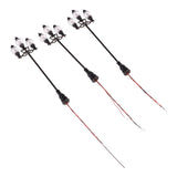 Max 3 Pieces Model Railway Led Lamppost Lamps Yard Street Lights HO Scale 8.9cm
