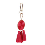 Max Tassel Pendant Key Chain Keyring Fringe Lady Bag Purse Car Keychains Red