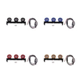 Max 3pieces 1/10 LED Light Bar for RC Car Traxxas TRX4 D90 Axial SCX10 Red