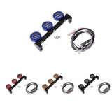 Max 3pieces 1/10 LED Light Bar for RC Car Traxxas TRX4 D90 Axial SCX10 Red