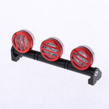 Max 3pieces 1/10 LED Light Bar for RC Car Traxxas TRX4 D90 Axial SCX10 Red