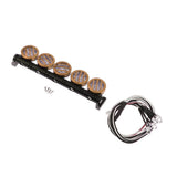 Max 5pieces 1/10 LED Light Bar for RC Car Traxxas TRX4 D90 Axial SCX10 Orange