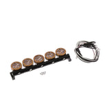 Max 5pieces 1/10 LED Light Bar for RC Car Traxxas TRX4 D90 Axial SCX10 Orange