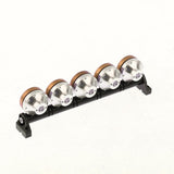 Max 5pieces 1/10 LED Light Bar for RC Car Traxxas TRX4 D90 Axial SCX10 Orange