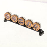 Max 5pieces 1/10 LED Light Bar for RC Car Traxxas TRX4 D90 Axial SCX10 Orange