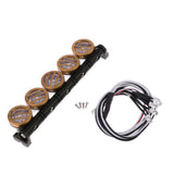 Max 5pieces 1/10 LED Light Bar for RC Car Traxxas TRX4 D90 Axial SCX10 Orange