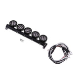 Max 5pieces 1/10 LED Light Bar for RC Car Traxxas TRX4 D90 Axial SCX10 Black