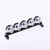 Max 5pieces 1/10 LED Light Bar for RC Car Traxxas TRX4 D90 Axial SCX10 Black