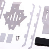 Max Metal Side Pedal Plate Chassis Protective Rearview Mirror for 1:10 RC TRX-4