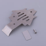 Max Metal Side Pedal Plate Chassis Protective Rearview Mirror for 1:10 RC TRX-4