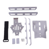 Max Metal Side Pedal Plate Chassis Protective Rearview Mirror for 1:10 RC TRX-4