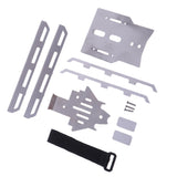 Max Metal Side Pedal Plate Chassis Protective Rearview Mirror for 1:10 RC TRX-4