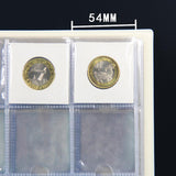 Max 200 Pockets Coin Holders Storage Collection Album Protector Page Holder
