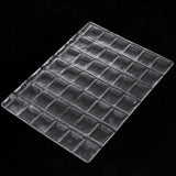 Max 10 Pieces 42-Pocket 3-Holes Coin Holders Collection Album Protector Sheets