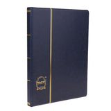 Max Home Decor Leather Paper Money Album 20 sheets Collection Books Blue