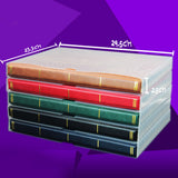 Max Home Decor Leather Paper Money Album 20 sheets Collection Books Blue