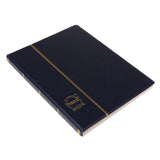 Max Home Decor Leather Paper Money Album 20 sheets Collection Books Blue