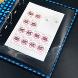 Max 10 Pages TACC Paper Money Banknotes Collection Black Album Holder Full page