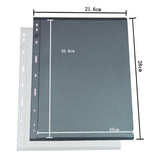 Max 10 Pages TACC Paper Money Banknotes Collection Black Album Holder Full page