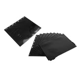 Max 10 Pages TACC Paper Money Banknotes Collection Black Album Holder Full page