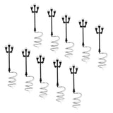 Max 10Pcs Model Courtyard Light  LED Street Lamps Lamppost  Style 3