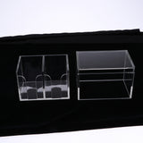 Max Acrylic Poker Cards Holder for Texas Poker/Blackjack Discard box