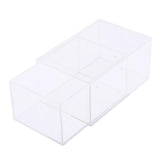 Max Transparent Acrylic Waste Box for Packaging and Sealing Poker Cards