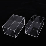 Max Transparent Acrylic Waste Box for Packaging and Sealing Poker Cards