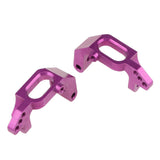 Max Front Hub Carrier Block Upgrade Parts for 1/10 RC Model Car Truck Purple