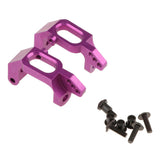 Max Front Hub Carrier Block Upgrade Parts for 1/10 RC Model Car Truck Purple