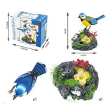 Max Singing Chirping Bird Toy Realistic Sounds & Movements  Sound Activated Bird