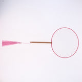 Max Chinese Court Style Blank Round Silk Fan for DIY Hand Painted Gift Pink