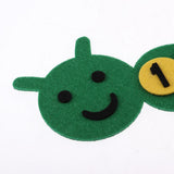 Max Kindergarten Felt Mathematical Diy Handwork Math Education Toy Caterpillar