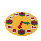 Max Kindergarten Felt Mathematical Diy Handwork Math Education Toy Digital Clock