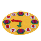 Max Kindergarten Felt Mathematical Diy Handwork Math Education Toy Digital Clock