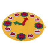 Max Kindergarten Felt Mathematical Diy Handwork Math Education Toy Digital Clock