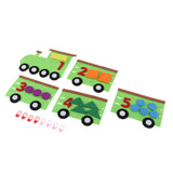 Max Kindergarten Felt Mathematical Diy Handwork Math Education Toy Train