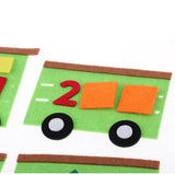 Max Kindergarten Felt Mathematical Diy Handwork Math Education Toy Train