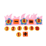 Max Kindergarten Felt Mathematical Diy Handwork Math Education Toy Number-Pink