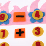 Max Kindergarten Felt Mathematical Diy Handwork Math Education Toy Number-Pink