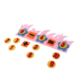 Max Kindergarten Felt Mathematical Diy Handwork Math Education Toy Number-Pink