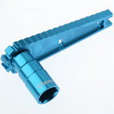 Max Hexagon Sleeve Multipurpose Car Height Wrench Screw Measuring Tools Blue