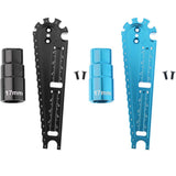 Max Hexagon Sleeve Multipurpose Car Height Wrench Screw Measuring Tools Blue
