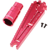 Max Hexagon Sleeve Multipurpose Car Height Wrench Screw Measuring Tools Red