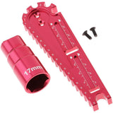 Max Hexagon Sleeve Multipurpose Car Height Wrench Screw Measuring Tools Red